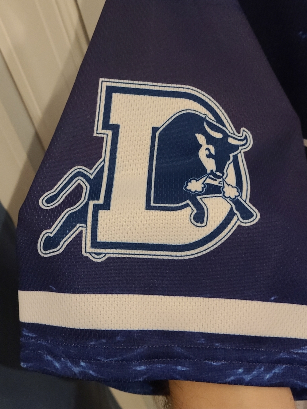 Durham Bulls' Game Worn "Bullsharks" Jersey - Picture 4 of 5